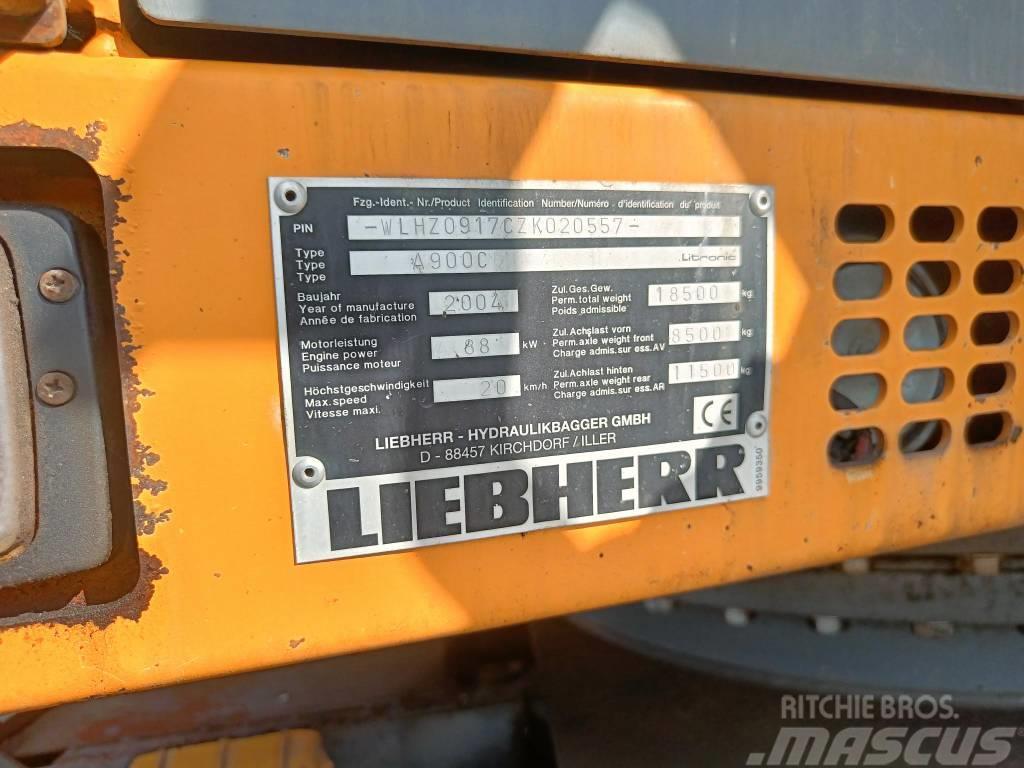 Liebherr A 900 C Litronic Ratasekskavaatorid