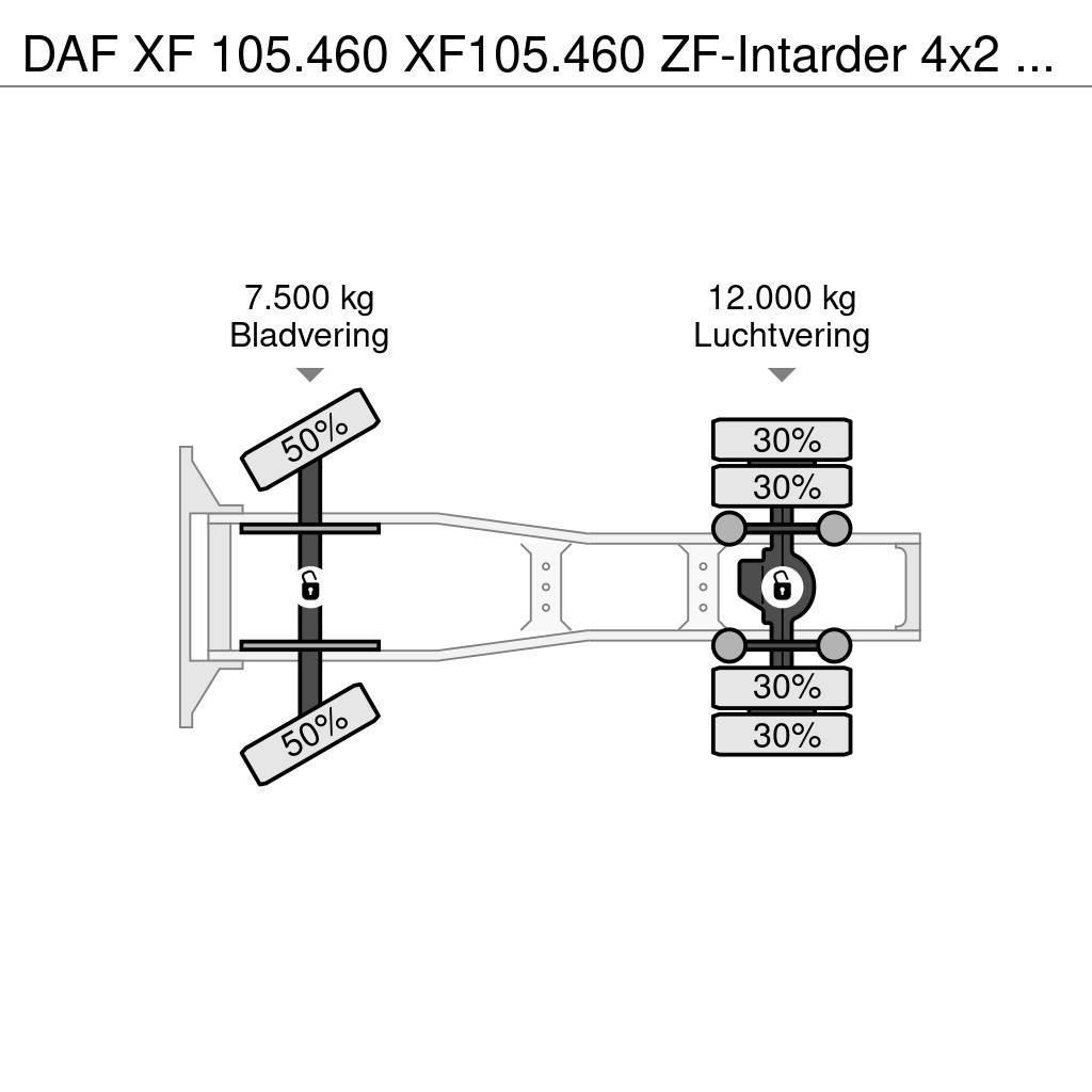 DAF XF 105.460 XF105.460 ZF-Intarder 4x2 Automatik Eur Sadulveokid