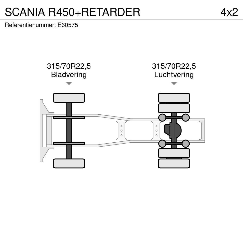 Scania R450+RETARDER Sadulveokid