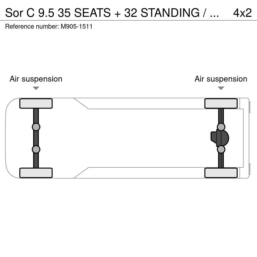 Sor Ibérica C 9.5 35 SEATS + 32 STANDING / EURO 5 / AUXILIAR H Linnabussid