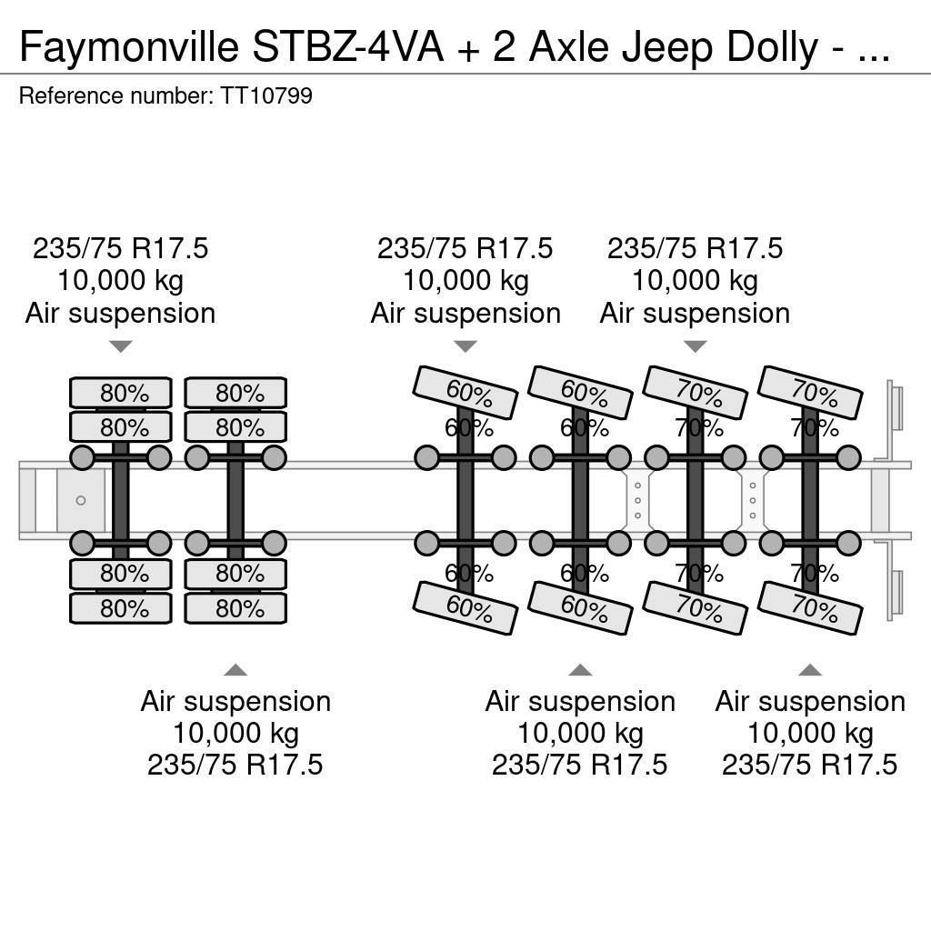 Faymonville STBZ-4VA + 2 Axle Jeep Dolly - 100 Ton GCW 5.0 Mtr Raskeveo poolhaagised