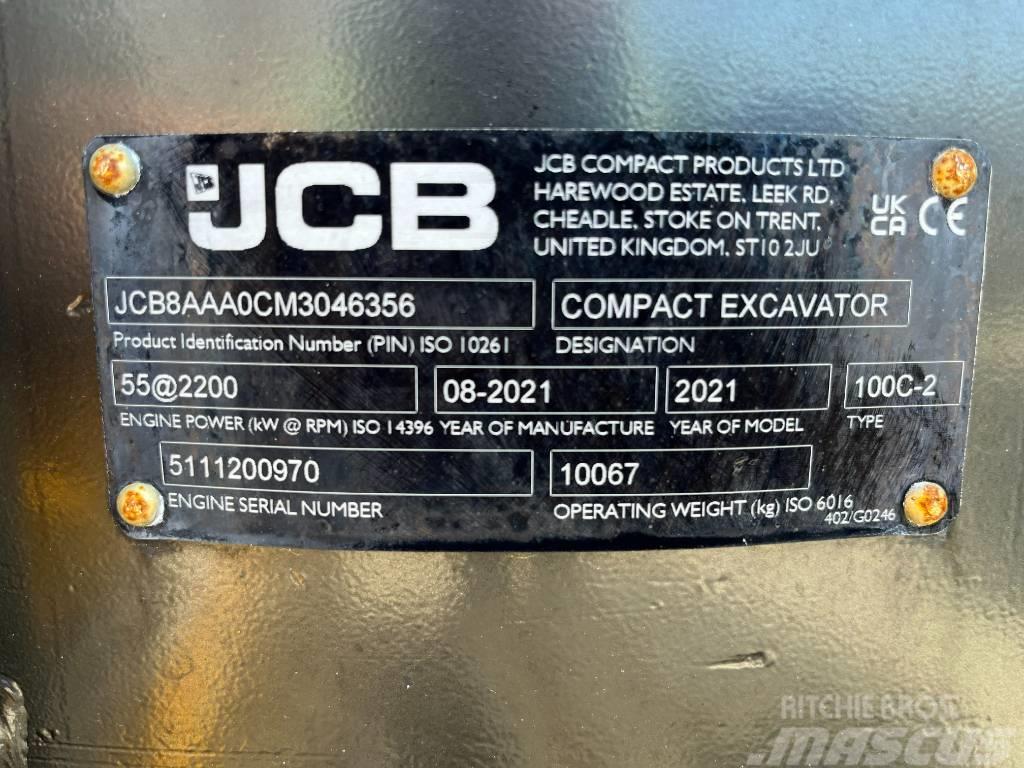 JCB 100 C Väikeekskavaatorid 7t-12t
