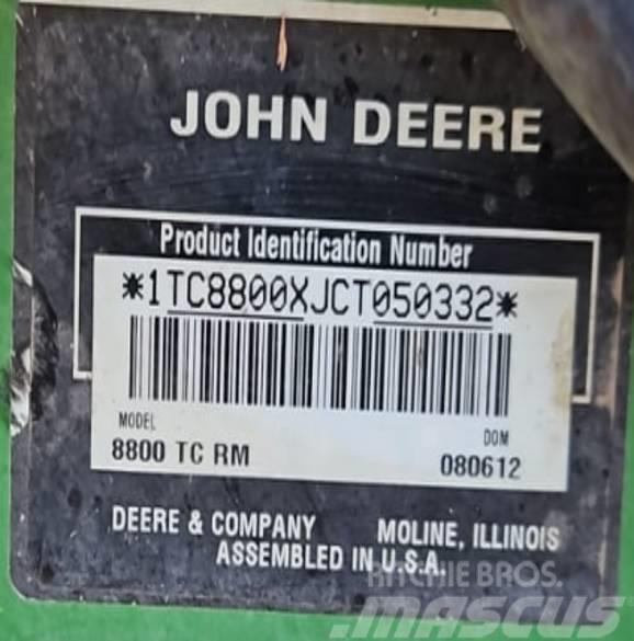 John Deere 8800 TC RM TerrainCut Murutraktorid