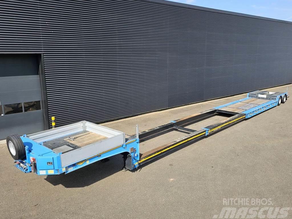 Broshuis 2ABD-38 / 2 X EXTENDABLE / 16.62 mtr BED / Raskeveo poolhaagised
