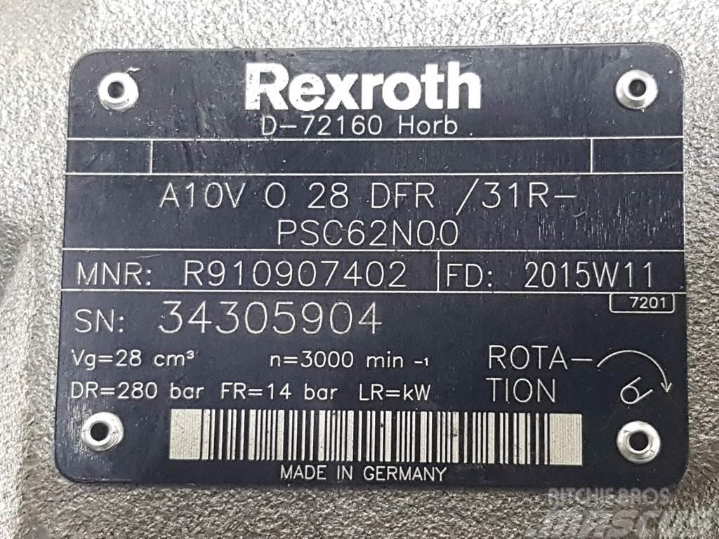Rexroth A10VO28DFR/31R-R910907402-Load sensing pump Hüdraulika