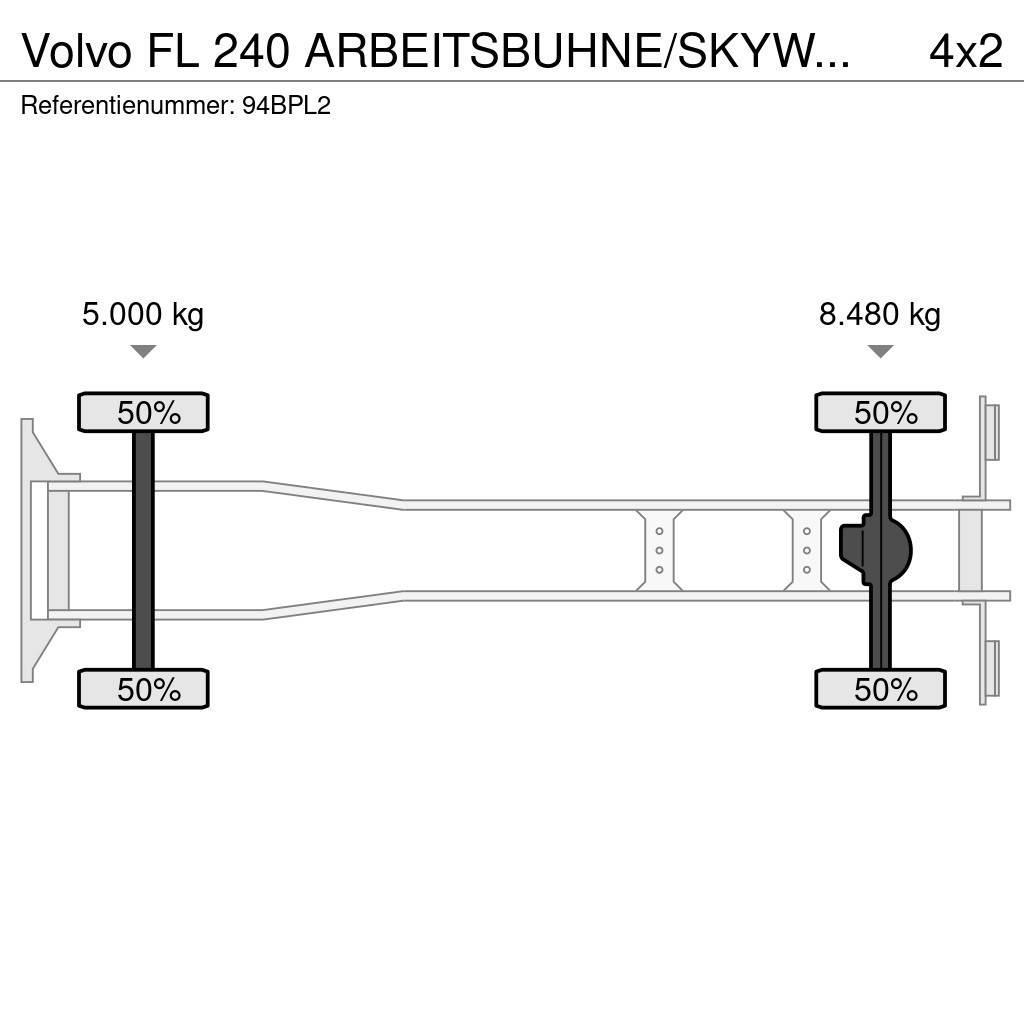 Volvo FL 240 ARBEITSBUHNE/SKYWORKER/17.5m Auto korvtõstukid