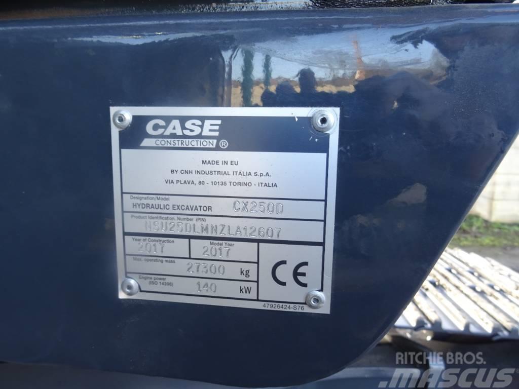 CASE CX 250 D Roomikekskavaatorid