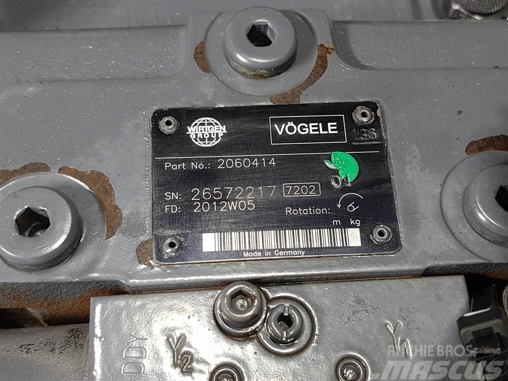 Vögele 2060414 (A10VG45+A10VG28) - Drive pump/Fahrpumpe/R Hüdraulika