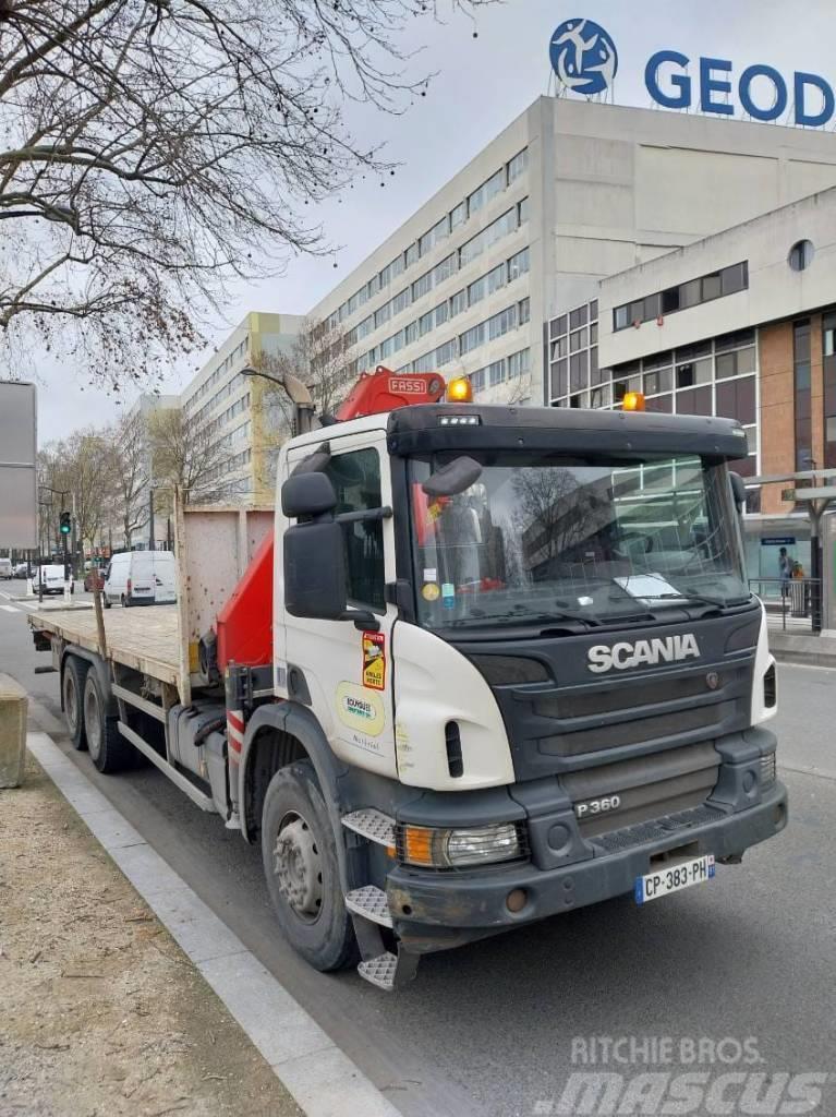 Camion porteur Scania P360 10TM Euro 5 Kraanaga veokid