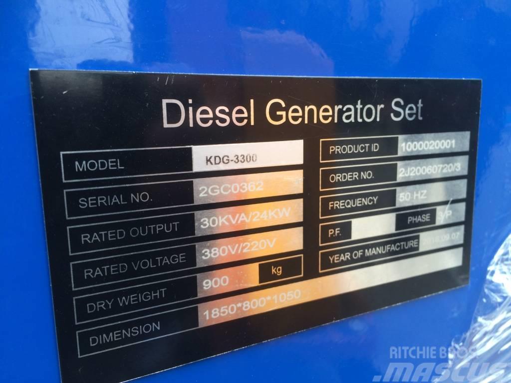 Kubota silent diesel generator KDG3300 Diiselgeneraatorid