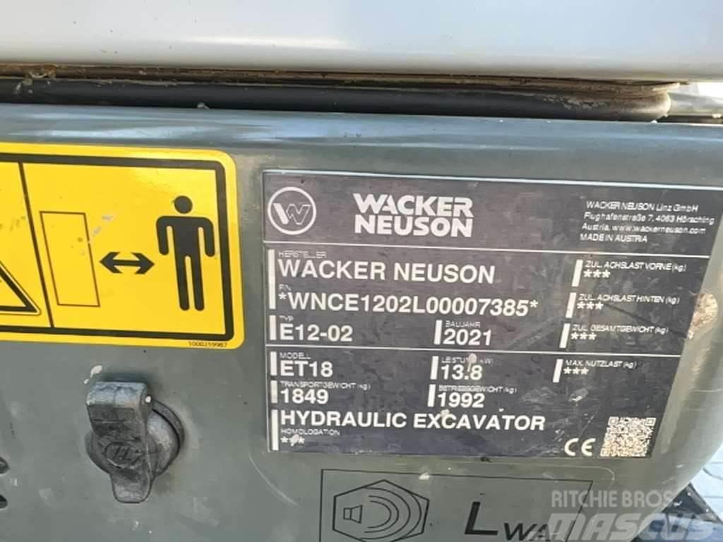 Wacker Neuson ET 18 Roomikekskavaatorid
