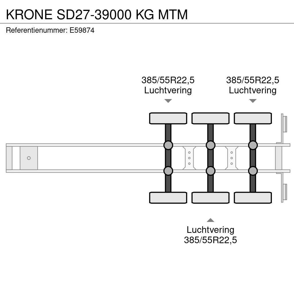 Krone SD27-39000 KG MTM Madelpoolhaagised