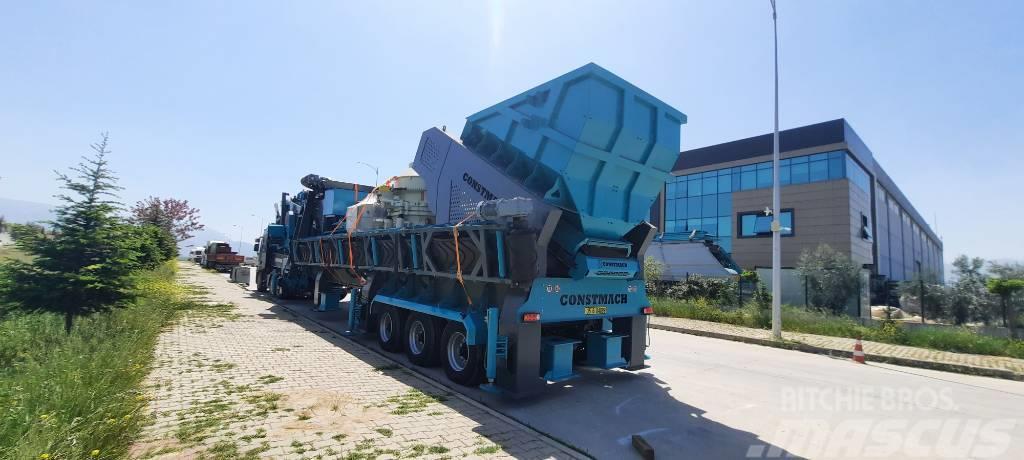 Constmach 250 TPH Mobile Jaw Crushing Plant - Stone Crusher Iseliikuvad purustid