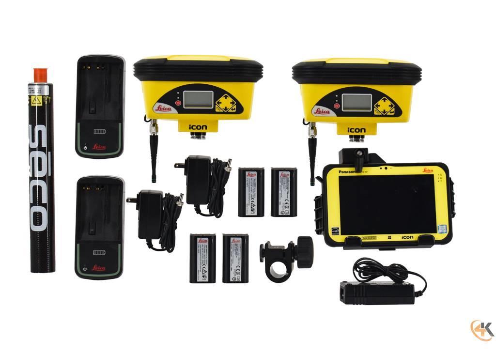 Leica iCON Dual iCG60 900MHz Base/Rover GPS w/ CC80 iCON Muud osad