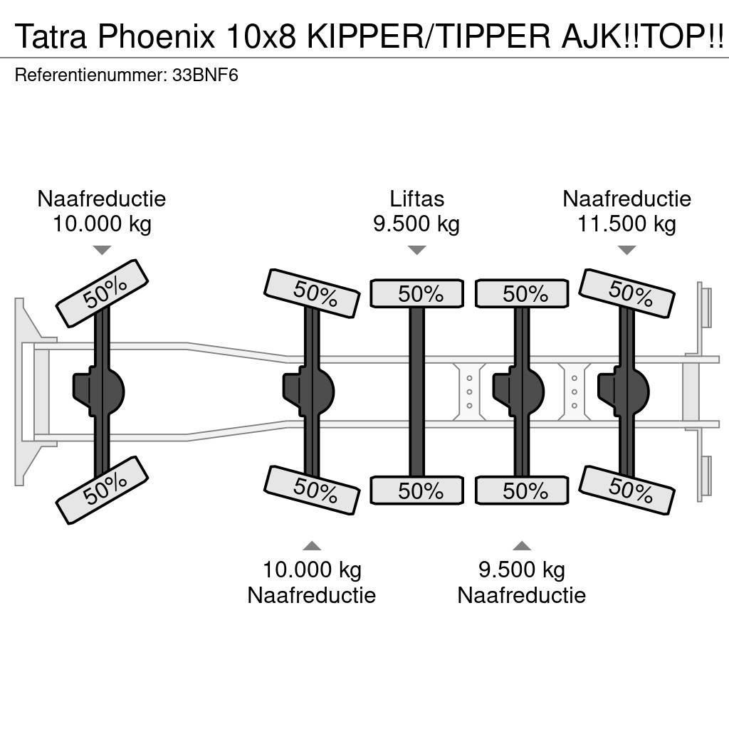 Tatra Phoenix 10x8 KIPPER/TIPPER AJK!!TOP!! Kallurid