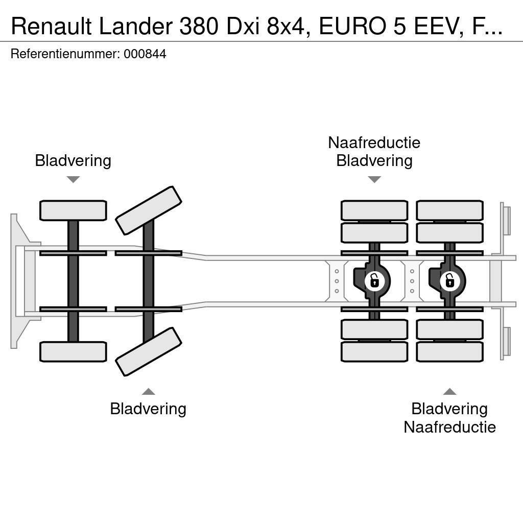 Renault Lander 380 Dxi 8x4, EURO 5 EEV, Fassi, Remote, Ste Madelautod