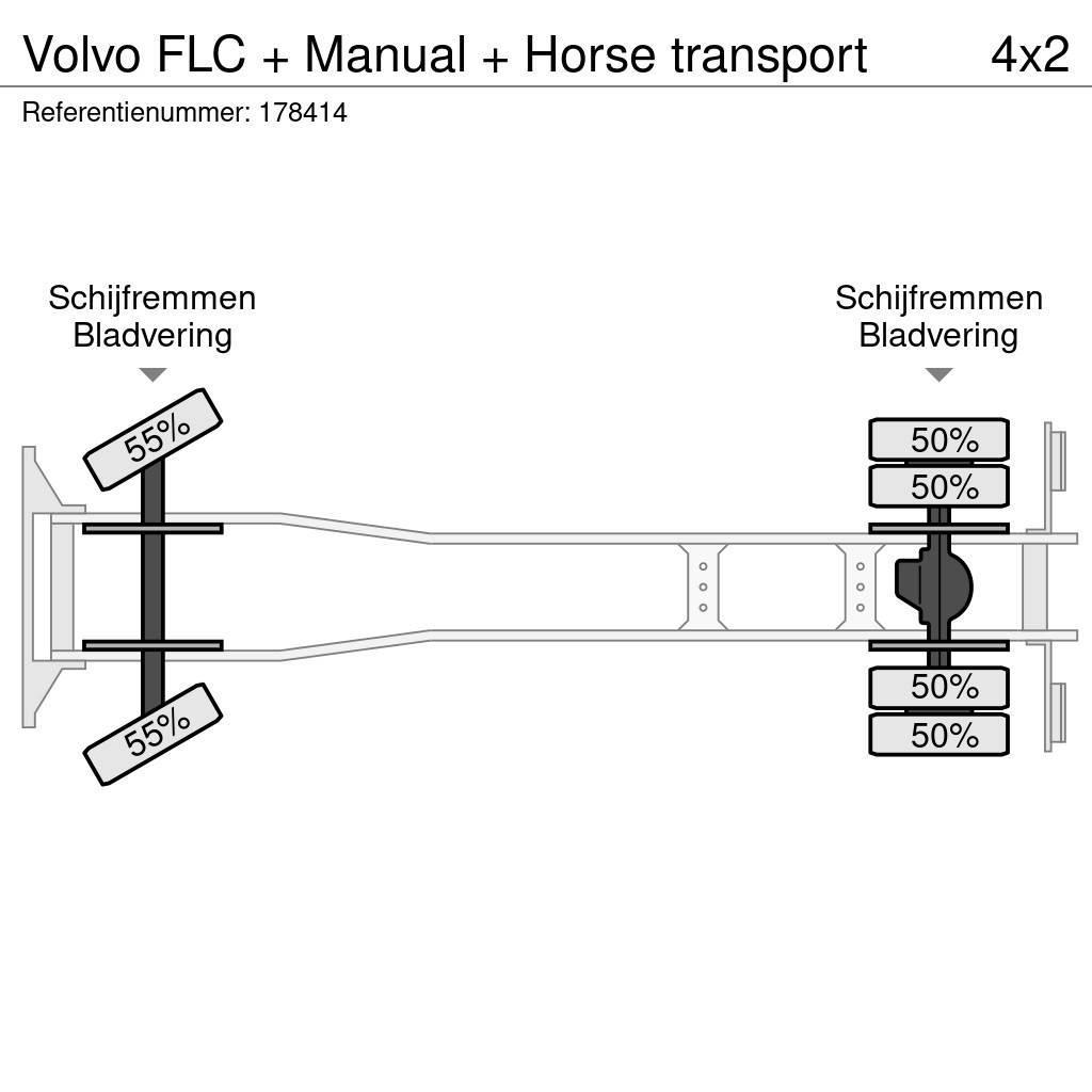 Volvo FLC + Manual + Horse transport Loomaveokid