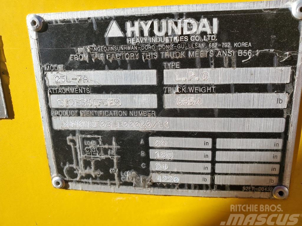 Hyundai 25 L-7 A Kahveltõstukid - muud