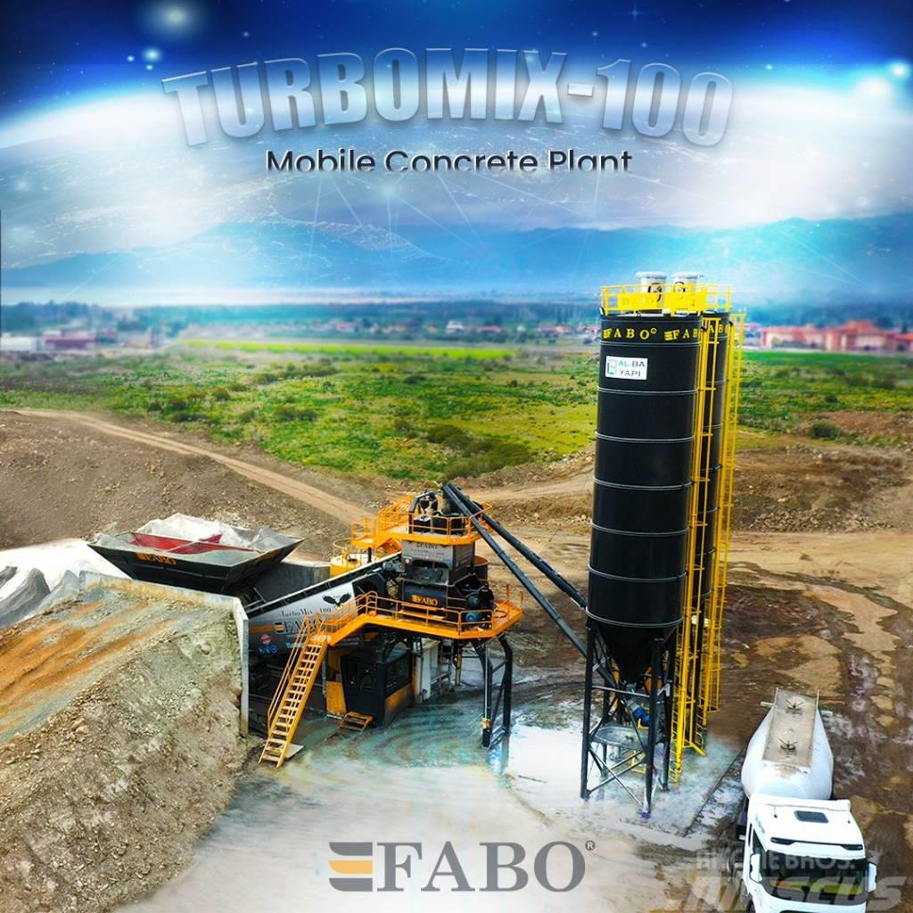  TURBOMIX-100 Mobile Concrete Batching Plant Betoonivalmistamistarvikud