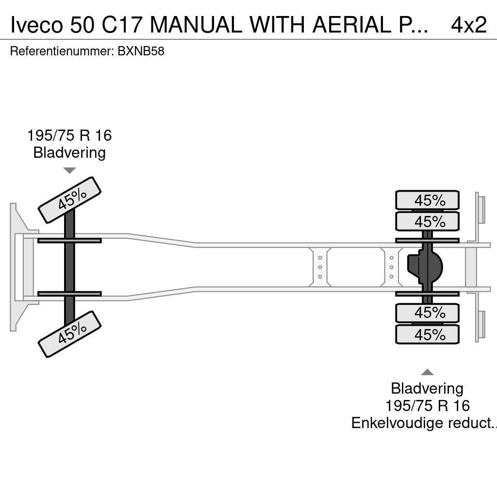 Iveco 50 C17 MANUAL WITH AERIAL PLATFORM Auto korvtõstukid