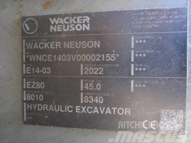 Wacker Neuson EZ 80 Väikeekskavaatorid 7t-12t