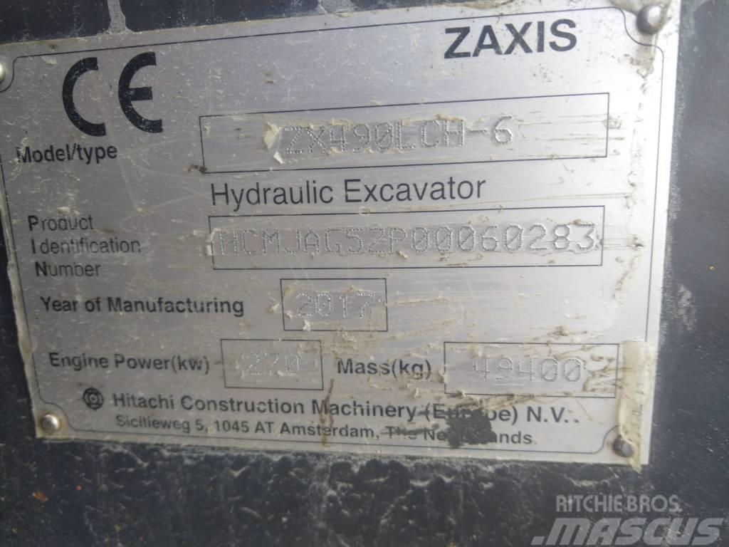 Hitachi ZX 490 LC H-6 Roomikekskavaatorid