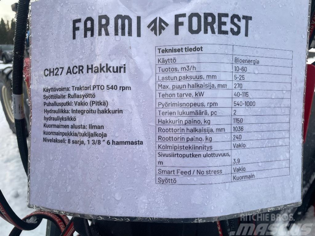 Farmi Forest CH27 Puiduhakkurid
