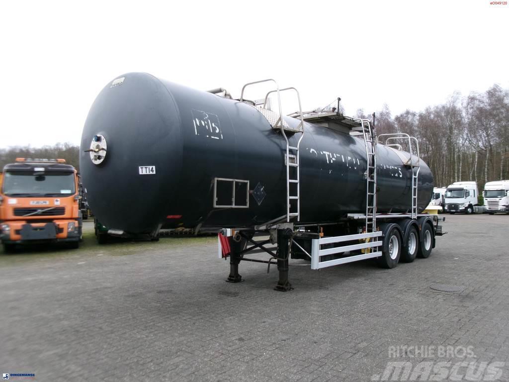 Magyar Chemical tank inox 37.4 m3 / 1 comp / ADR 30/11/20 Tsistern poolhaagised