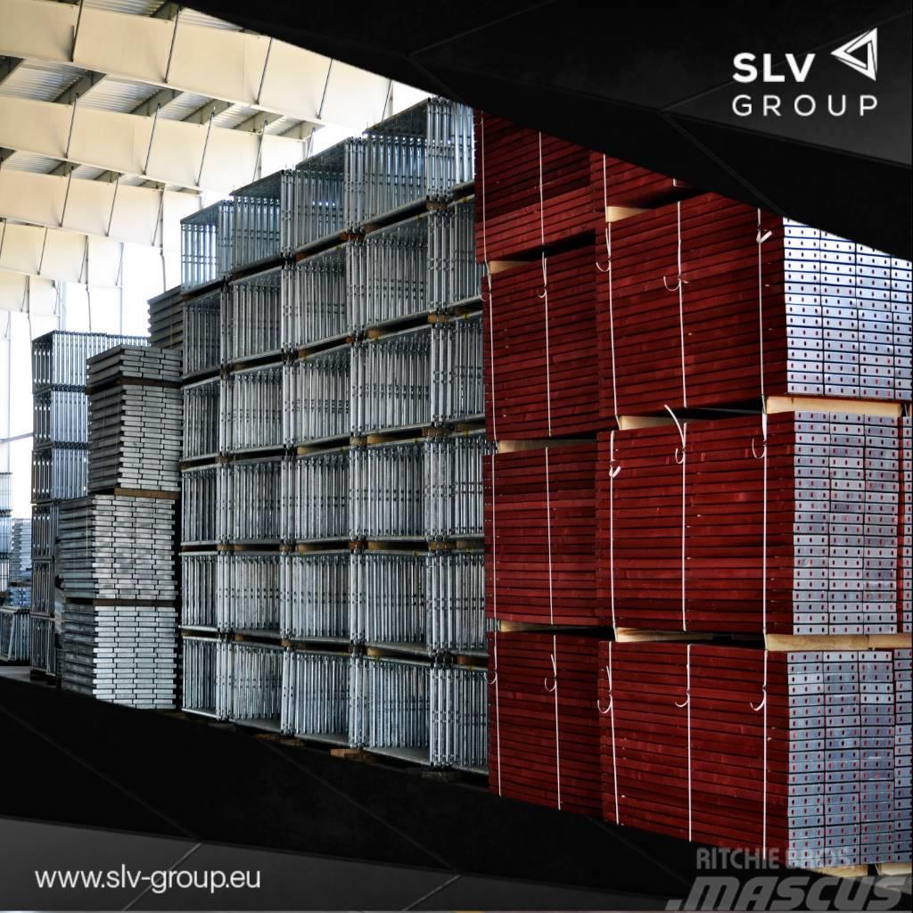  SLV GROUP 500 m2 Gerüst Fassadengerüst Stahl Ehitustellingud