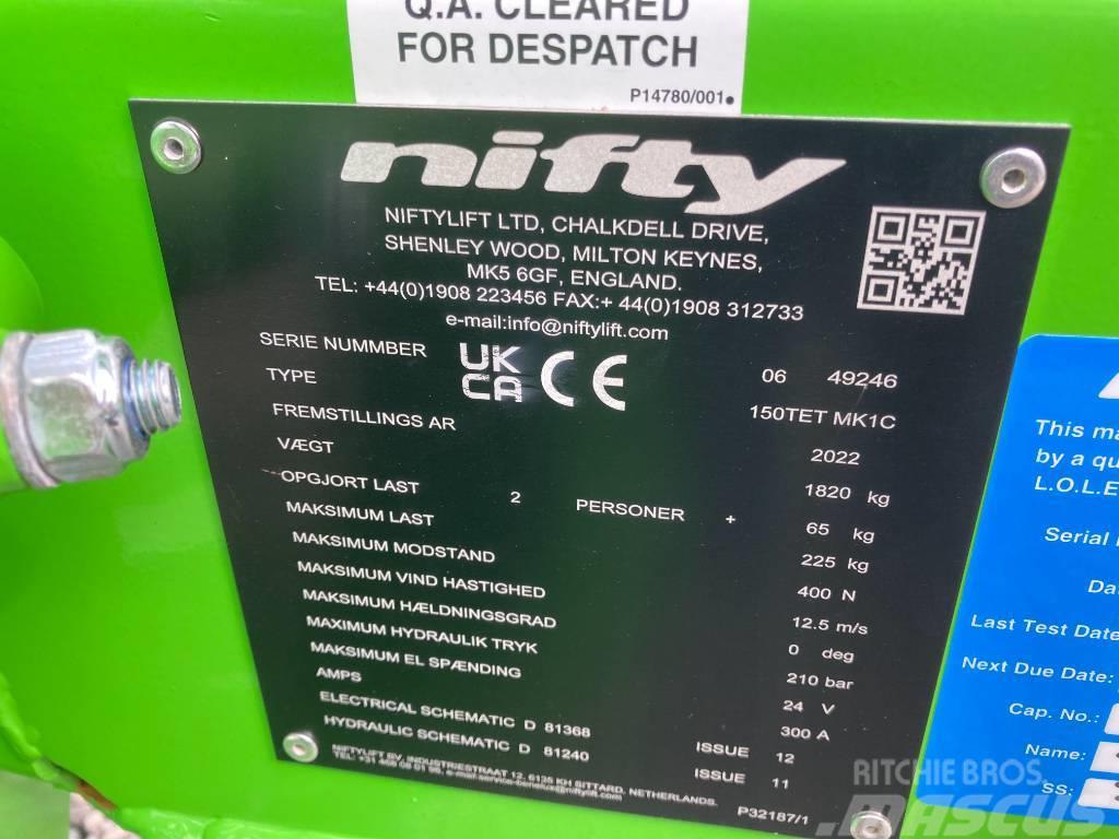 Niftylift 150TET Järelveetavad korvtõstukid