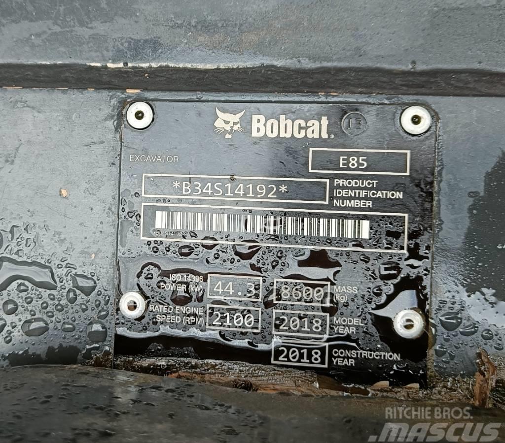 Bobcat E 85 / 8600kg / Väikeekskavaatorid 7t-12t