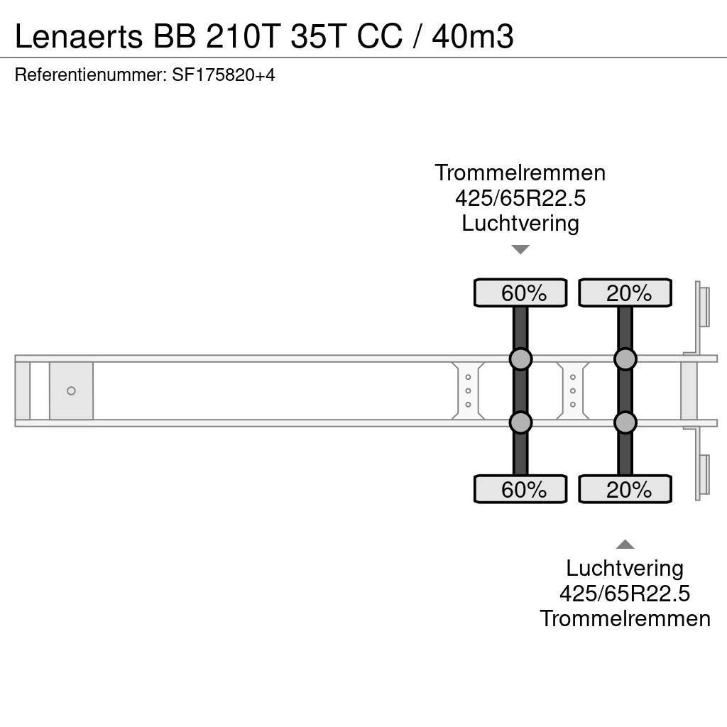 Lenaerts BB 210T 35T CC /  40m3 Kallur-poolhaagised