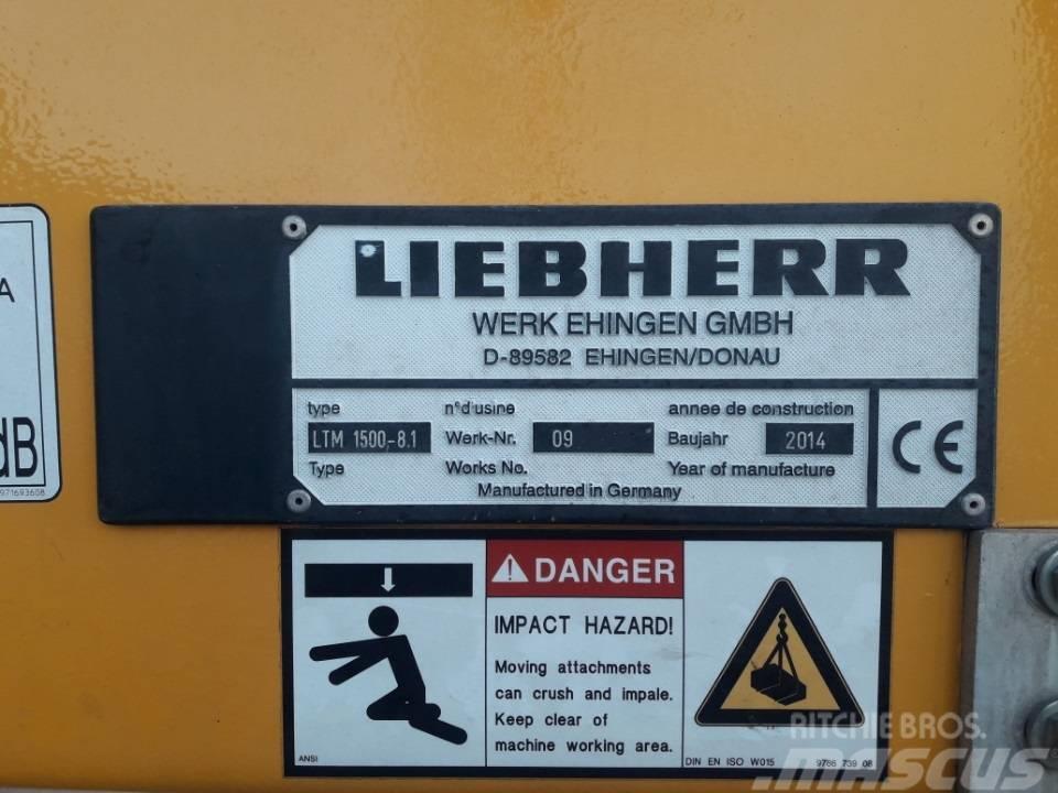 Liebherr LTM 1500-8.1 Maastikutõstukid