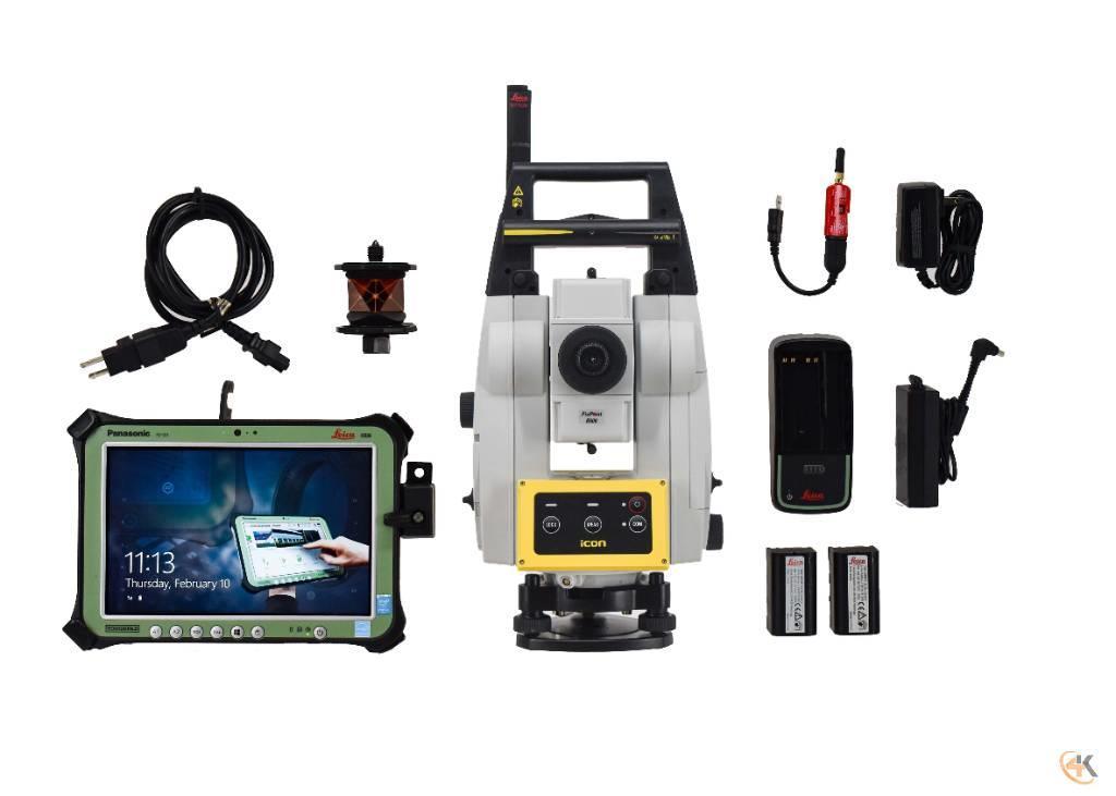 Leica Used iCR70 5" Robotic Total Station w/ CS35 & iCON Muud osad