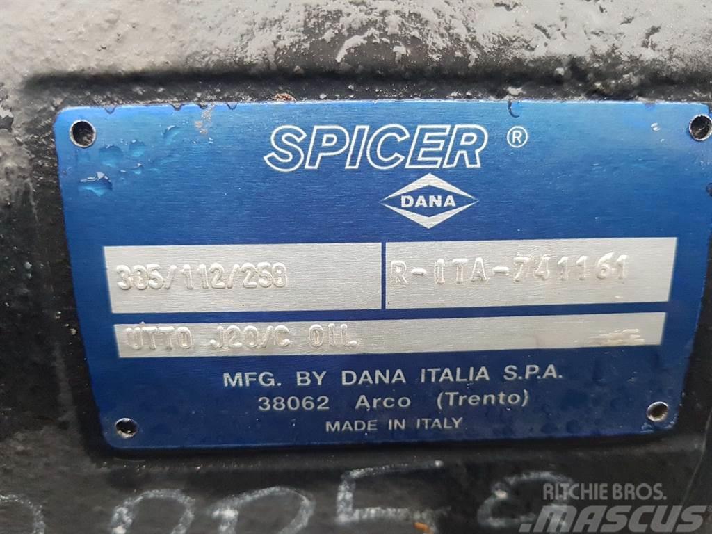 Fantuzzi SF60-EF1200-Spicer Dana 305/112/258-Axle/Achse/As Sillad