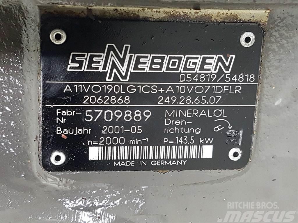 Sennebogen -Rexroth A11VO190LG1CS-Load sensing pump Hüdraulika
