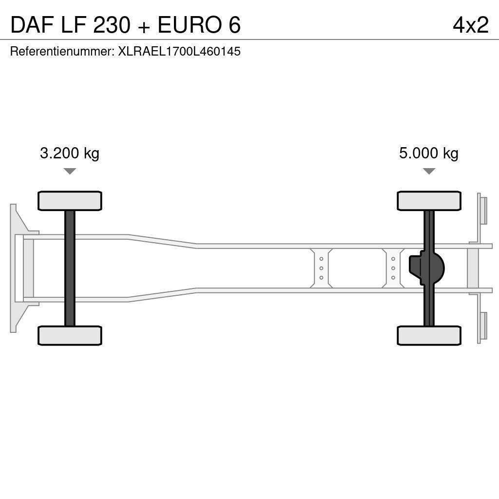 DAF LF 230 + EURO 6 Furgoonautod