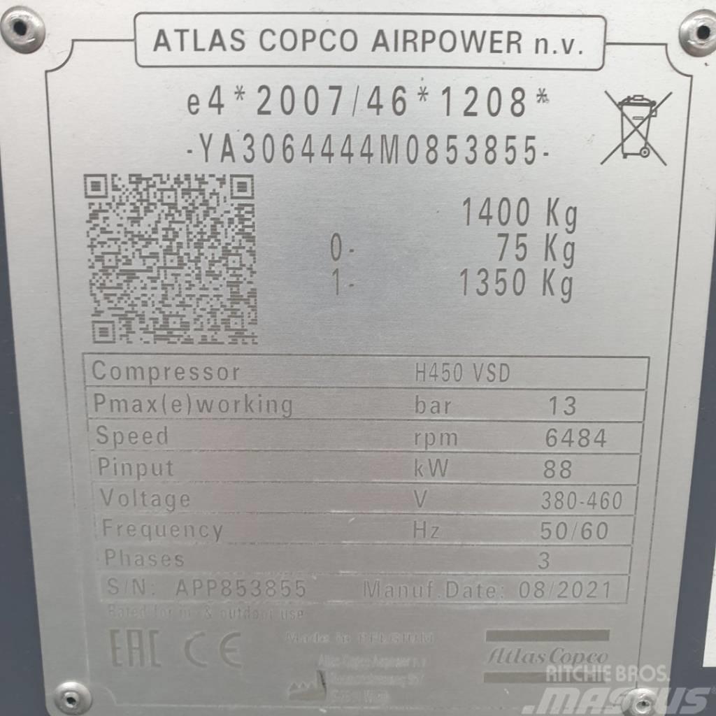 Atlas Copco E-Air H450 VSD Kompressorid