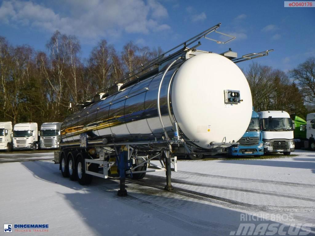 Feldbinder Chemical tank inox L4BH 30 m3 / 1 comp + pump Tsistern poolhaagised