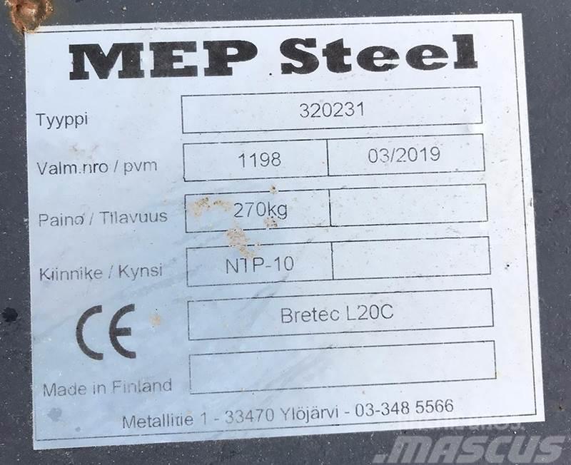  MEP Steel BRETEC L20C ISKUVASARAN KIINNIKELEVY NTP Muud osad
