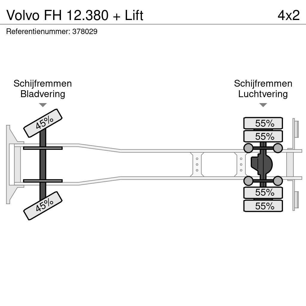 Volvo FH 12.380 + Lift Loomaveokid