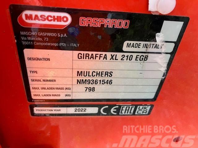 Maschio Giraffa 210 SE HD H-Slagor Karjamaade niidukid / pealselõikurid