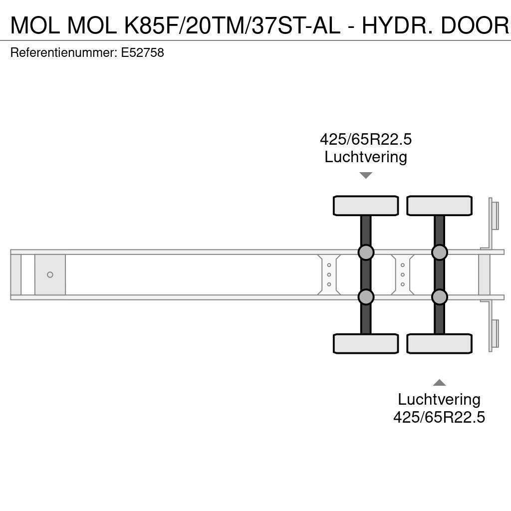 MOL K85F/20TM/37ST-AL - HYDR. DOOR Kallur-poolhaagised