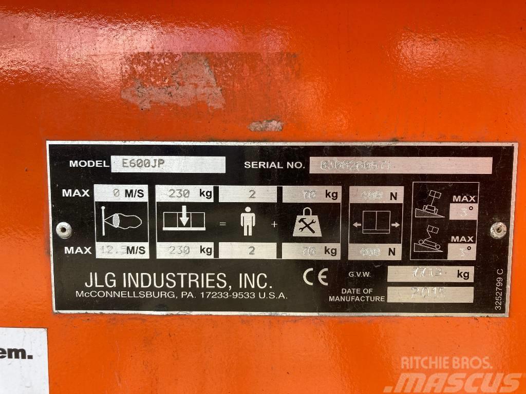 JLG E 600 JP Iseliikuvad poomtõstukid