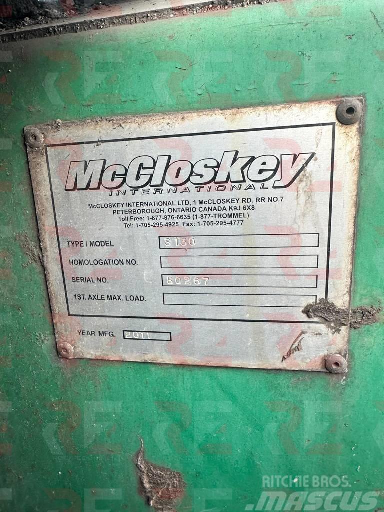 McCloskey S130 Iseliikuvad sõelad