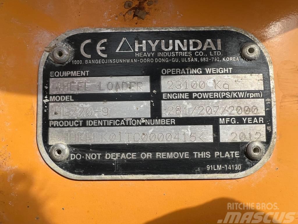 Hyundai HL 770-9 Rataslaadurid