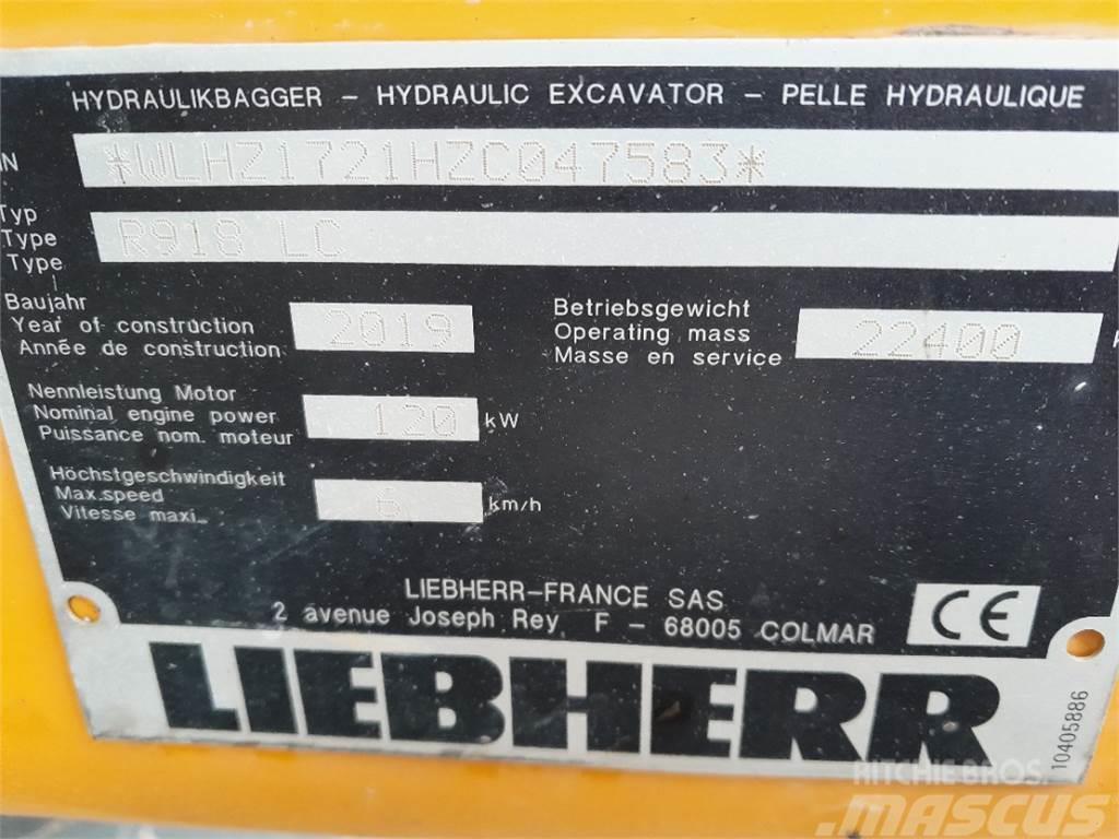 Liebherr R918 LC G6.0 Roomikekskavaatorid