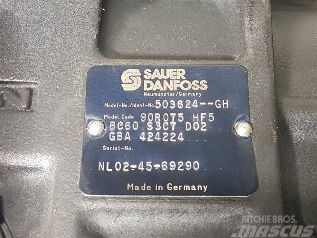 Sauer Danfoss 90R075HF5BC60 - 503624-GH - Drive pump/Fahrpumpe Hüdraulika