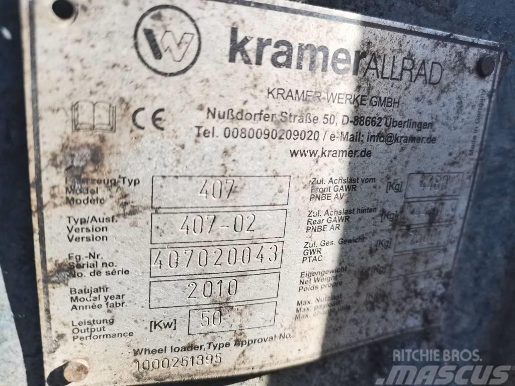 Kramer Allrad 407 KT 2010r.Parts Teleskoop rataslaadurid