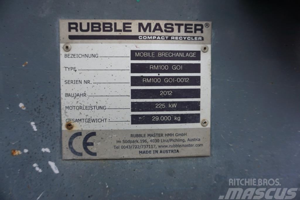 Rubble Master RM 100GO! Iseliikuvad purustid